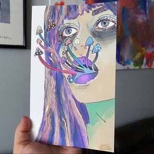 ✨Limited Edition✨ “Mushroom Mouth” Art Print